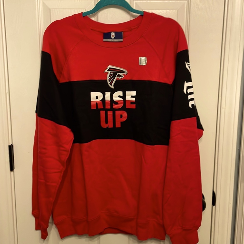 Atlanta Falcons Miller Lite Men’s Fleece Sweatshirt Size XL NWT